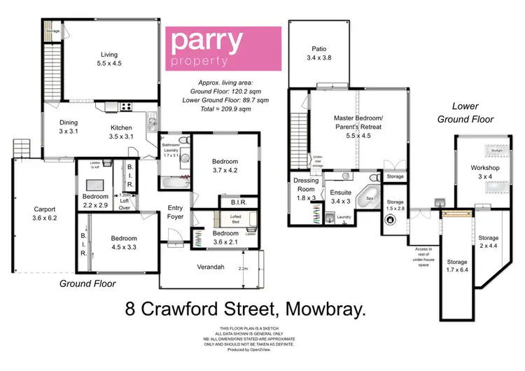 Floorplan of Homely house listing, 8 Crawford Street, Mowbray TAS 7248