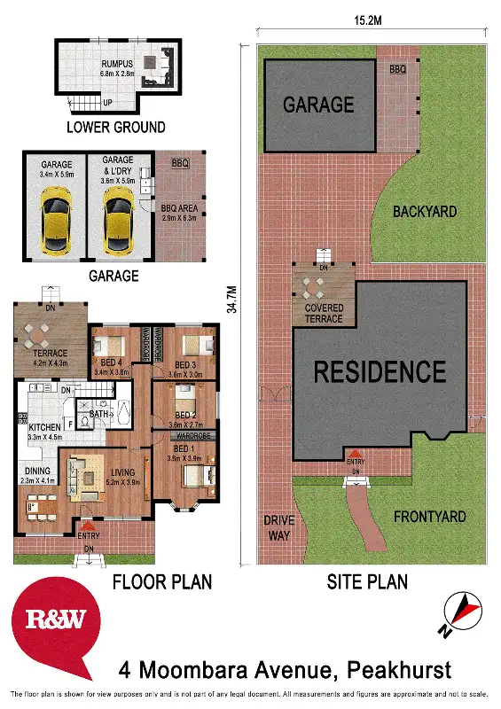 Floorplan of Homely house listing, 4 Moombara Avenue, Peakhurst NSW 2210