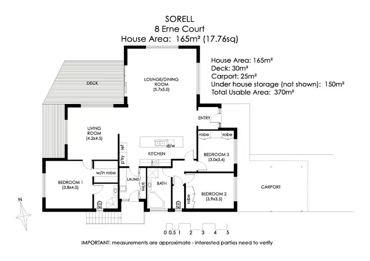 Floorplan of Homely house listing, 8 Erne Court, Sorell TAS 7172