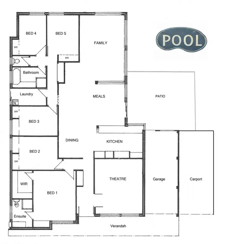 Floorplan of Homely house listing, 6 PEGGS PLACE, Leeming WA 6149