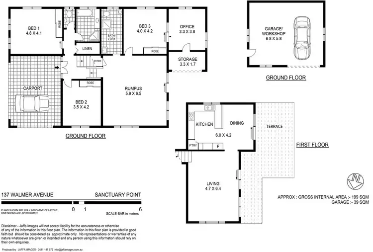 Floorplan of Homely house listing, 137 Walmer Avenue, Sanctuary Point NSW 2540