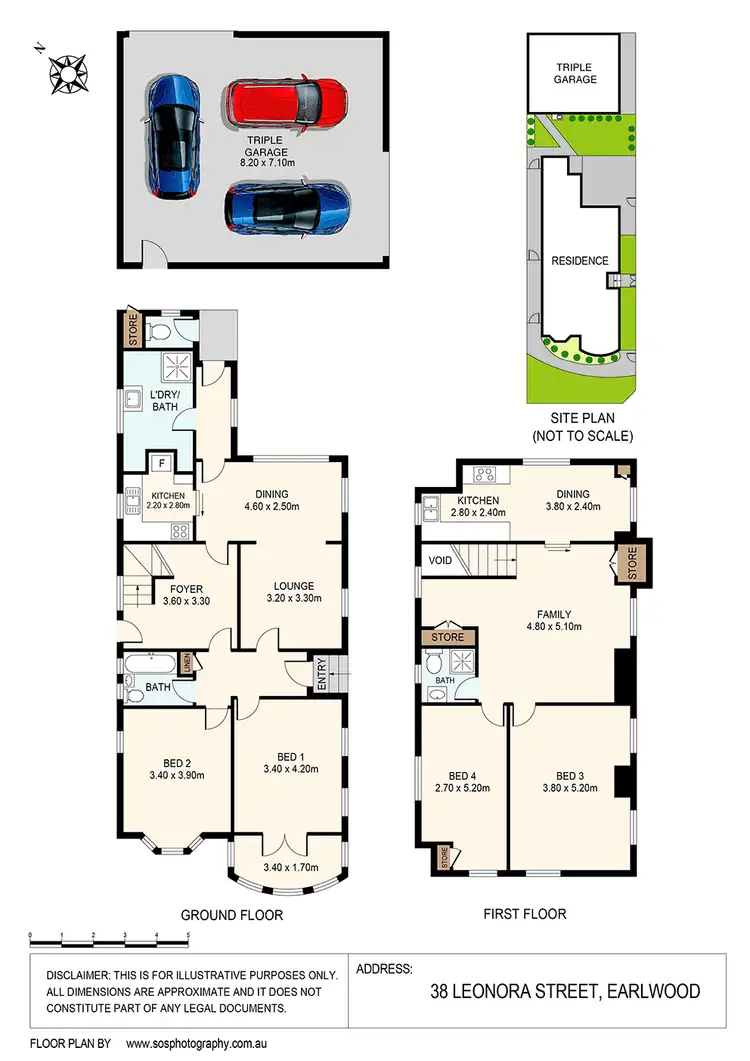Floorplan of Homely house listing, 38 Leonora Street, Earlwood NSW 2206