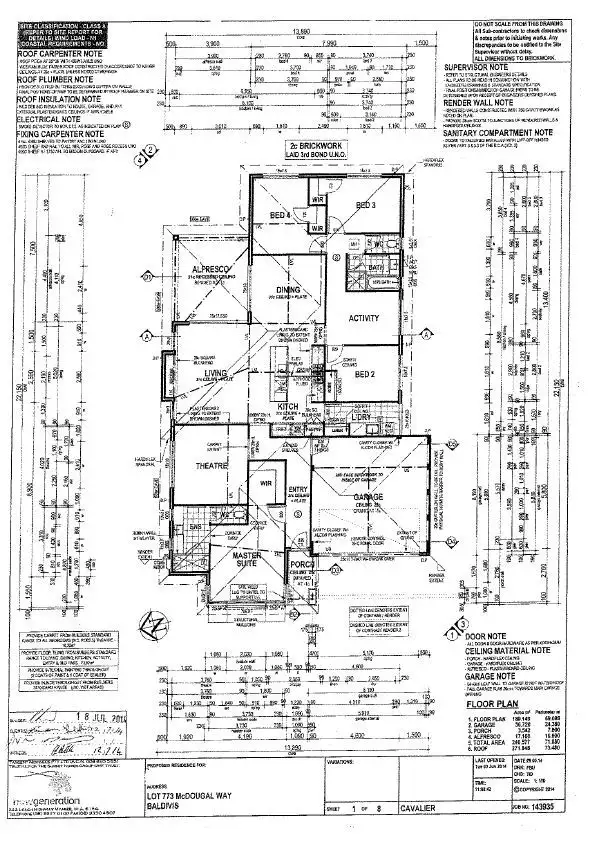 Floorplan of Homely house listing, 15 McDougal Way, Baldivis WA 6171