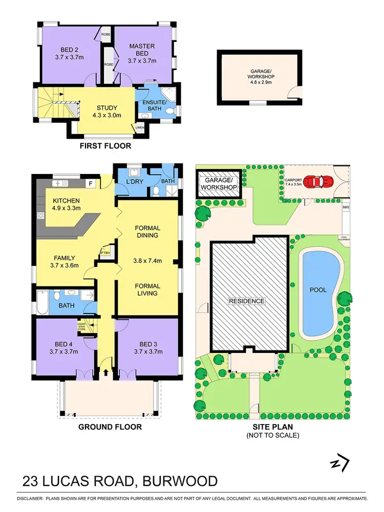 Floorplan of Homely house listing, 23 Lucas Road, Burwood NSW 2134