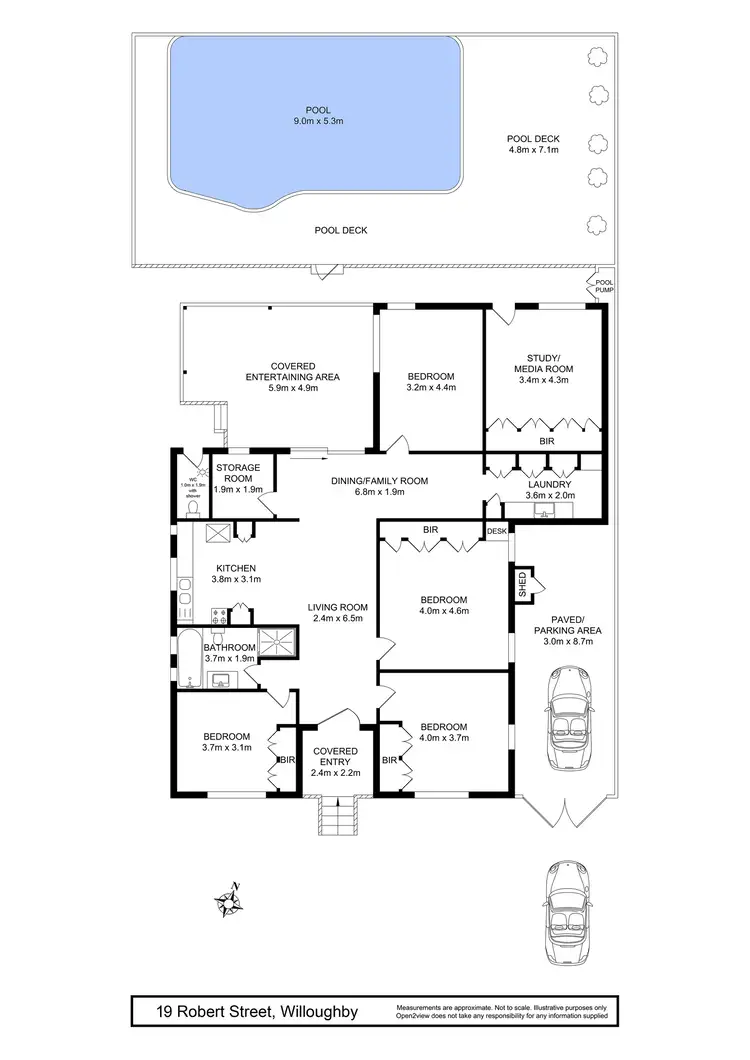Floorplan of Homely house listing, 19 Robert Street, Willoughby NSW 2068