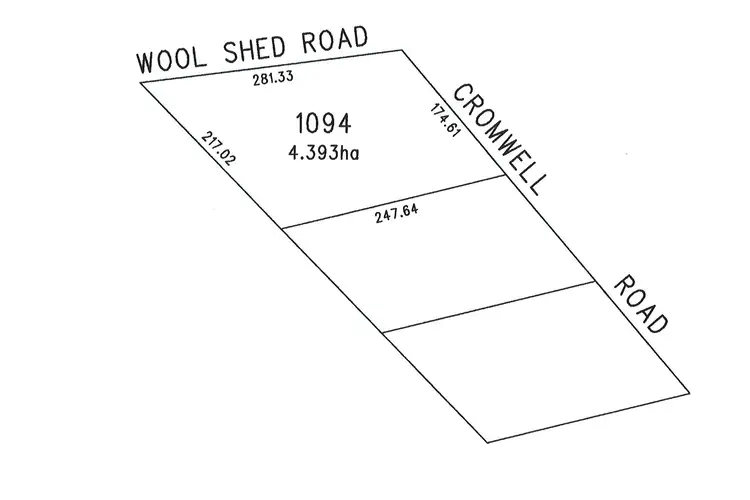 Floorplan of Homely land listing, Sec1094 Cromwell Road, Mypolonga SA 5254