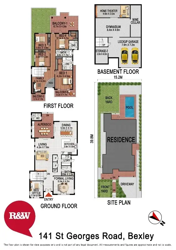 Floorplan of Homely house listing, 141 St Georges Road, Bexley NSW 2207