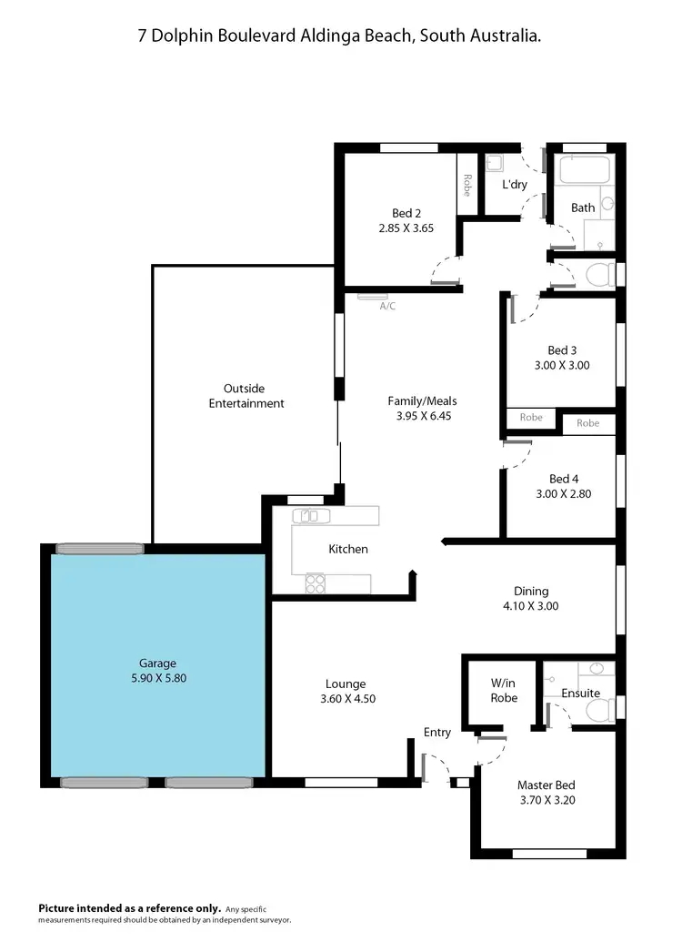 Floorplan of Homely house listing, 7 Dolphin Boulevard, Aldinga Beach SA 5173
