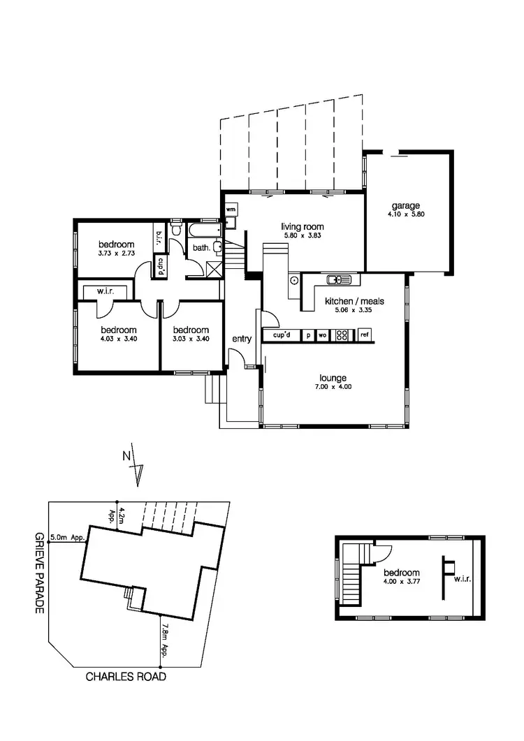 Floorplan of Homely house listing, 1 Charles Road, Altona VIC 3018