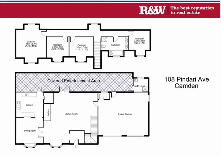 Floorplan of Homely house listing, 108 - 110 Pindari Avenue, Camden NSW 2570