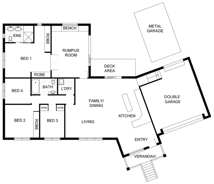 Floorplan of Homely house listing, 4 Ayers Street, Curtin ACT 2605