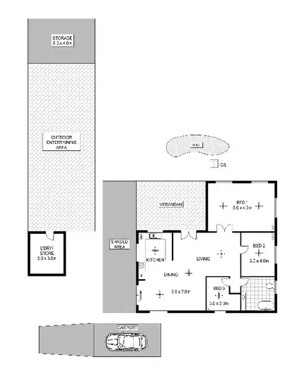 Floorplan of Homely house listing, 7 Chin Sam Road, Humpty Doo NT 836