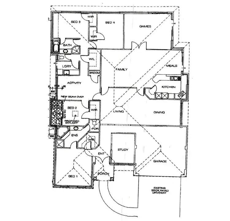 Floorplan of Homely house listing, 77 Manchester Drive, Hocking WA 6065