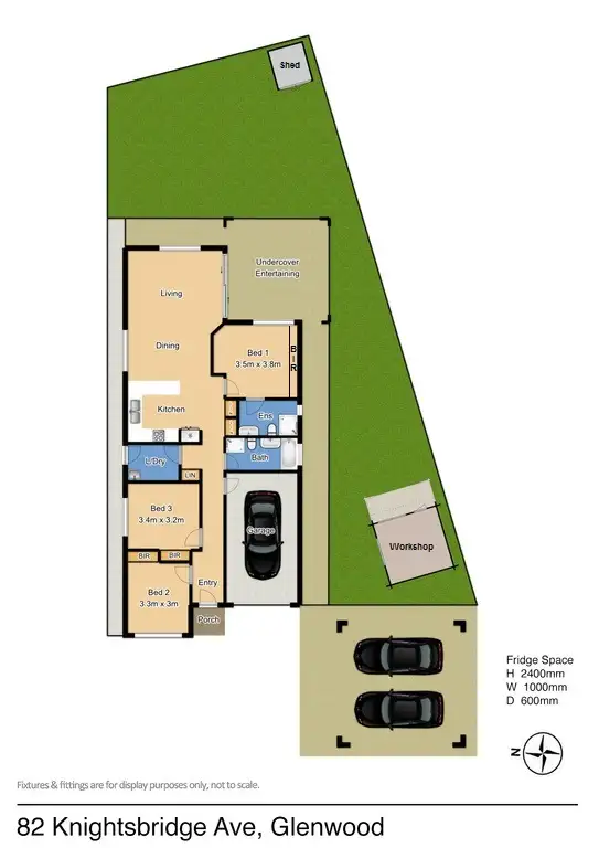 Floorplan of Homely house listing, 82 Knightsbridge Avenue, Glenwood NSW 2768