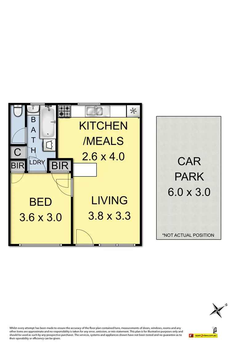 Floorplan of Homely unit listing, 3/29 Illawarra Street, Williamstown VIC 3016