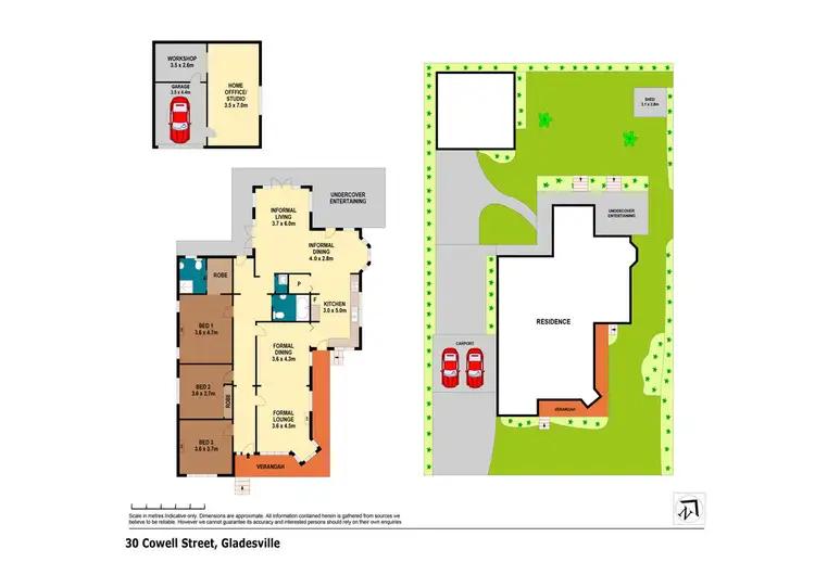 Floorplan of Homely house listing, 30 Cowell Street, Gladesville NSW 2111
