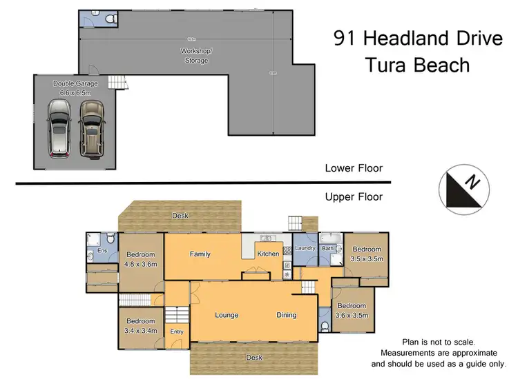 Floorplan of Homely house listing, 91 Headland Drive, Tura Beach NSW 2548