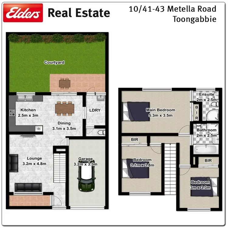 Floorplan of Homely townhouse listing, 10/41-43 Metella Road, Toongabbie NSW 2146