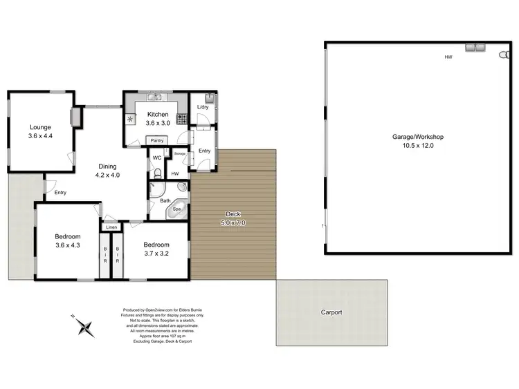 Floorplan of Homely house listing, 3 Romaine Street, South Burnie TAS 7320