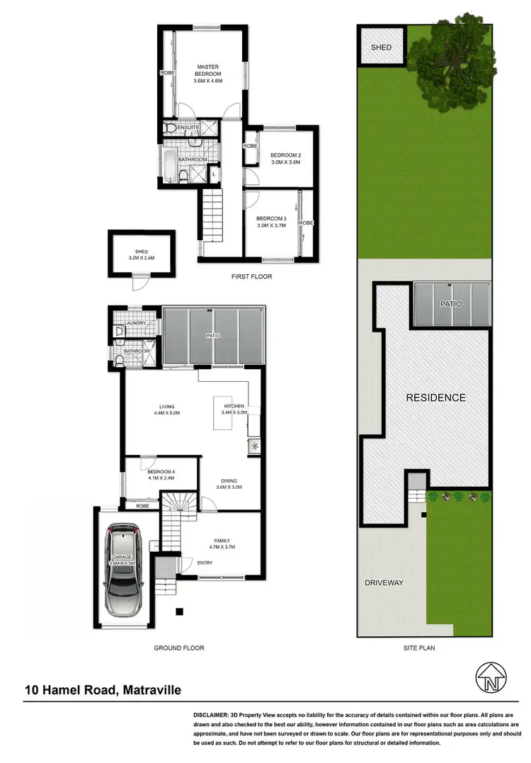 Floorplan of Homely house listing, 10 Hamel Road, Matraville NSW 2036