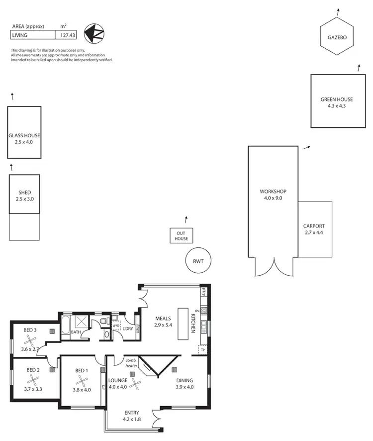 Floorplan of Homely house listing, 23 St Andrews Terrace, Willunga SA 5172