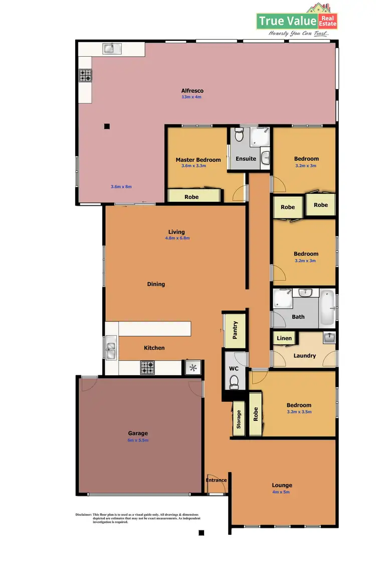 Floorplan of Homely house listing, 7 Canary Close, Truganina VIC 3029