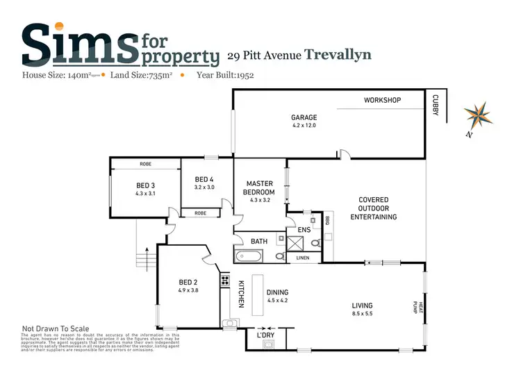 Floorplan of Homely house listing, 29 Pitt Avenue, Trevallyn TAS 7250
