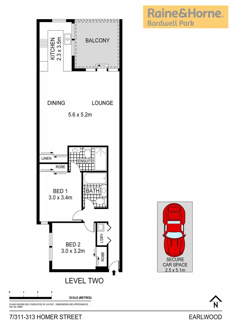 Floorplan of Homely apartment listing, 7/311-313A Homer Street, Earlwood NSW 2206