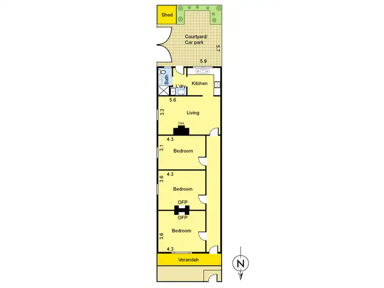 Floorplan of Homely house listing, 35 Lyell Street, South Melbourne VIC 3205