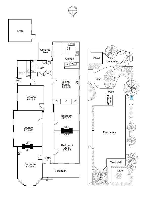 Floorplan of Homely house listing, 21 Byron Street, Moonee Ponds VIC 3039