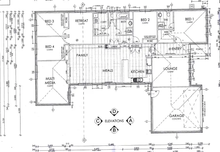 Floorplan of Homely house listing, 4 Gull Close, Williams Landing VIC 3027