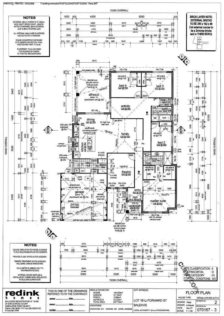 Floorplan of Homely house listing, 22 Forward Street, Baldivis WA 6171