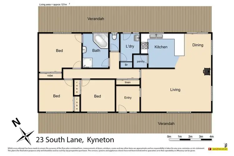 Floorplan of Homely house listing, 23 South Lane, Kyneton VIC 3444