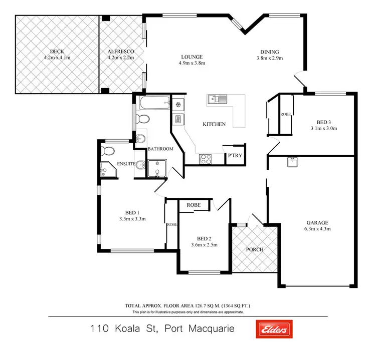 Floorplan of Homely house listing, 110 Koala Street, Port Macquarie NSW 2444