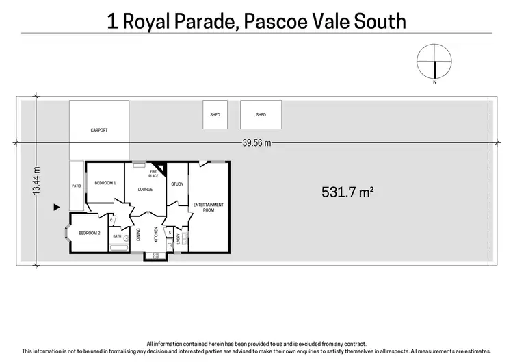Floorplan of Homely house listing, 1 Royal Parade, Pascoe Vale South VIC 3044