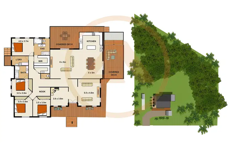 Floorplan of Homely house listing, 70-82 Bamsey Road, Stockleigh QLD 4280