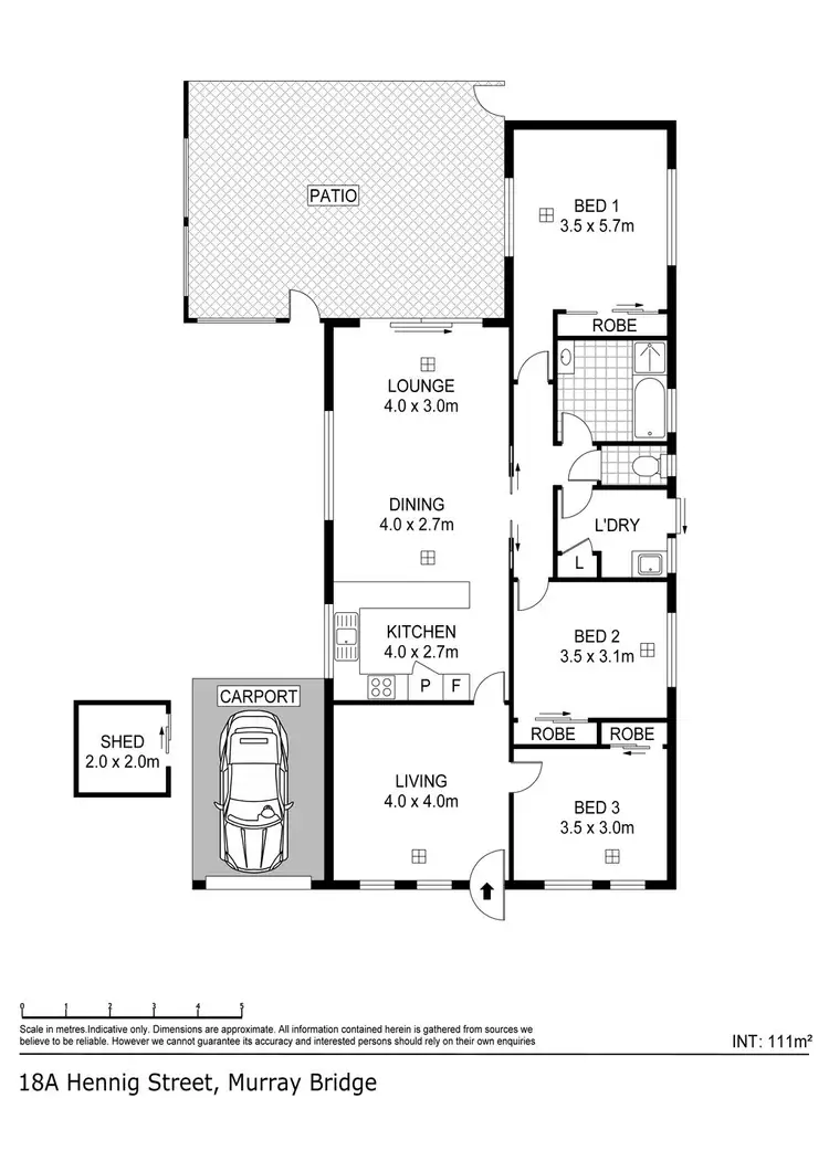 Floorplan of Homely house listing, 18A Hennig Street, Murray Bridge SA 5253