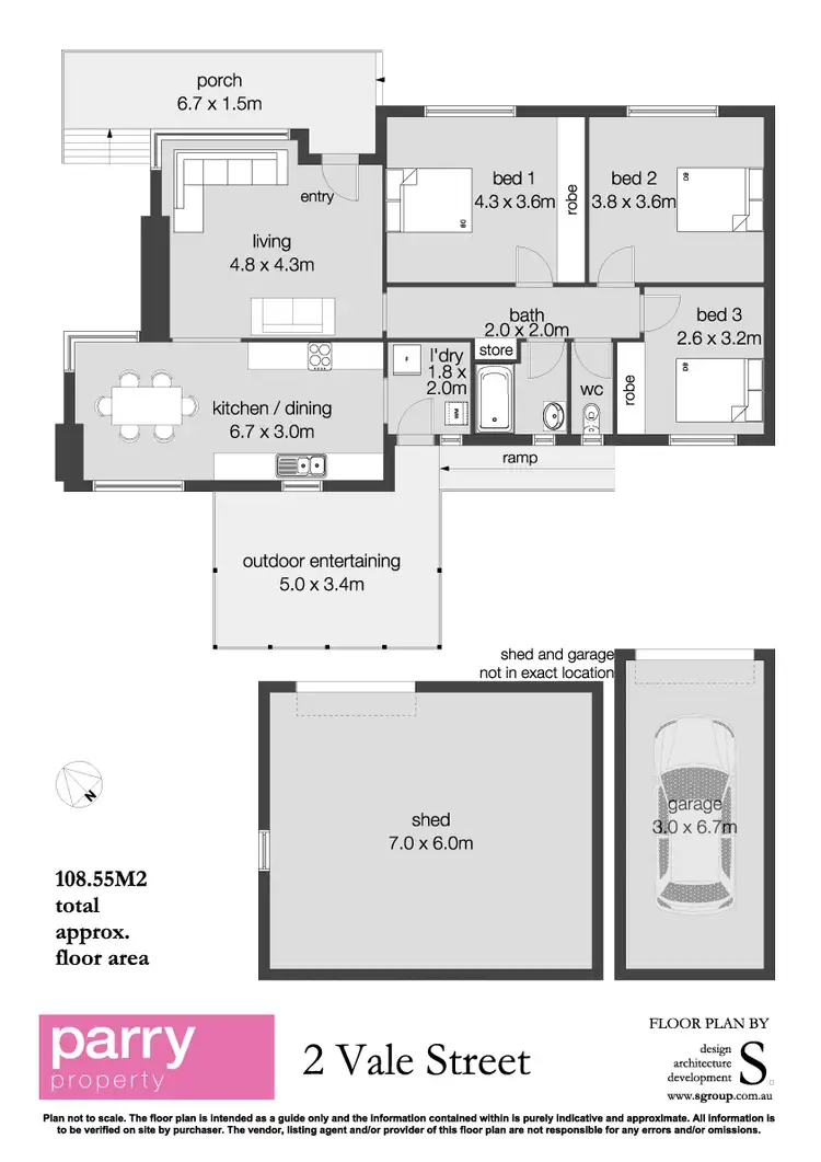 Floorplan of Homely house listing, 2 Vale Street, Prospect Vale TAS 7250