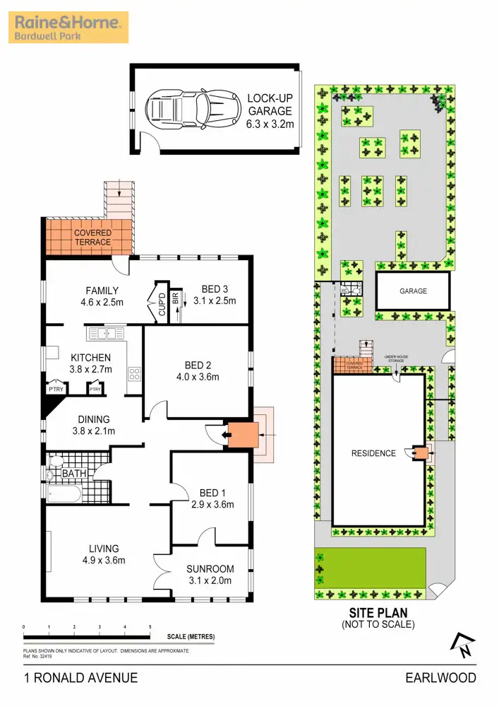 Floorplan of Homely house listing, 1 Ronald Avenue, Earlwood NSW 2206