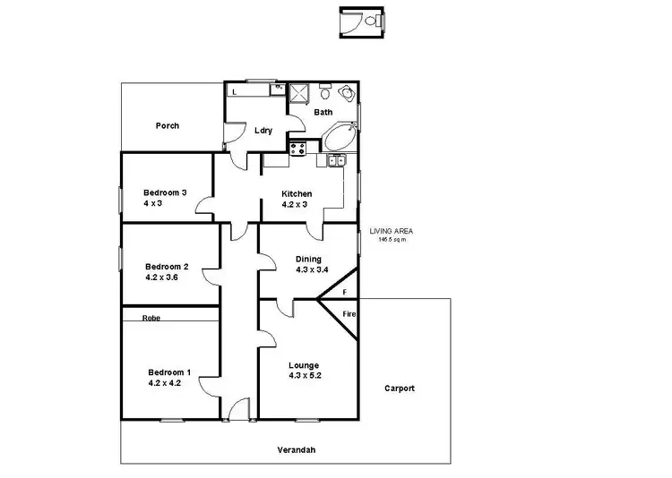 Floorplan of Homely house listing, 20 Eleventh Street, Renmark SA 5341