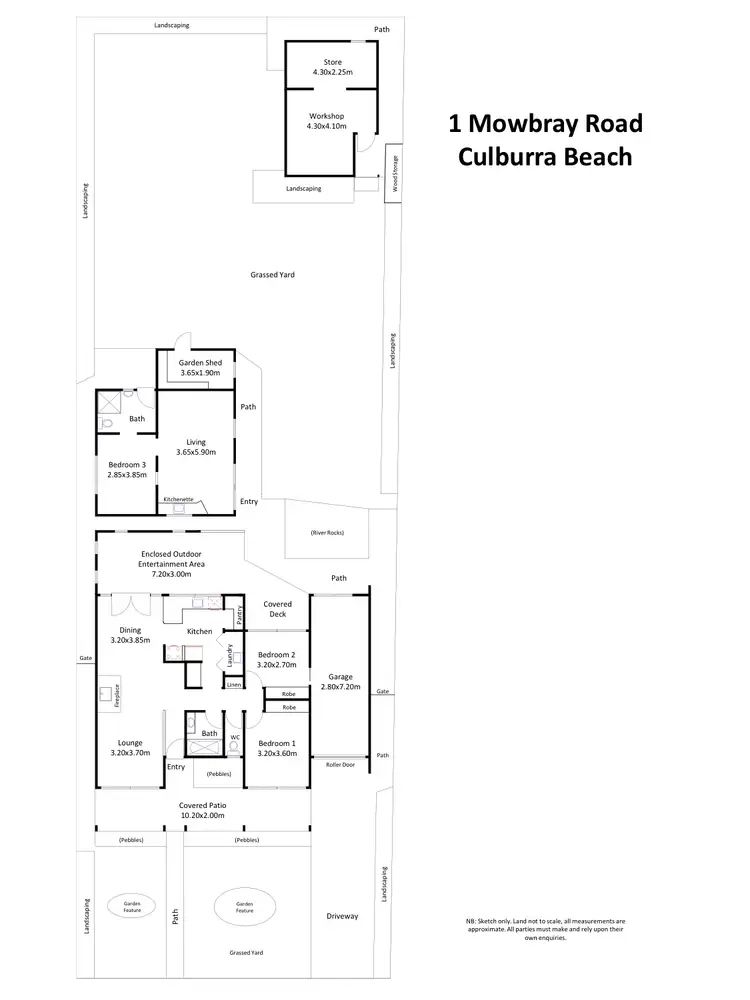 Floorplan of Homely house listing, 1 Mowbray Road, Culburra Beach NSW 2540