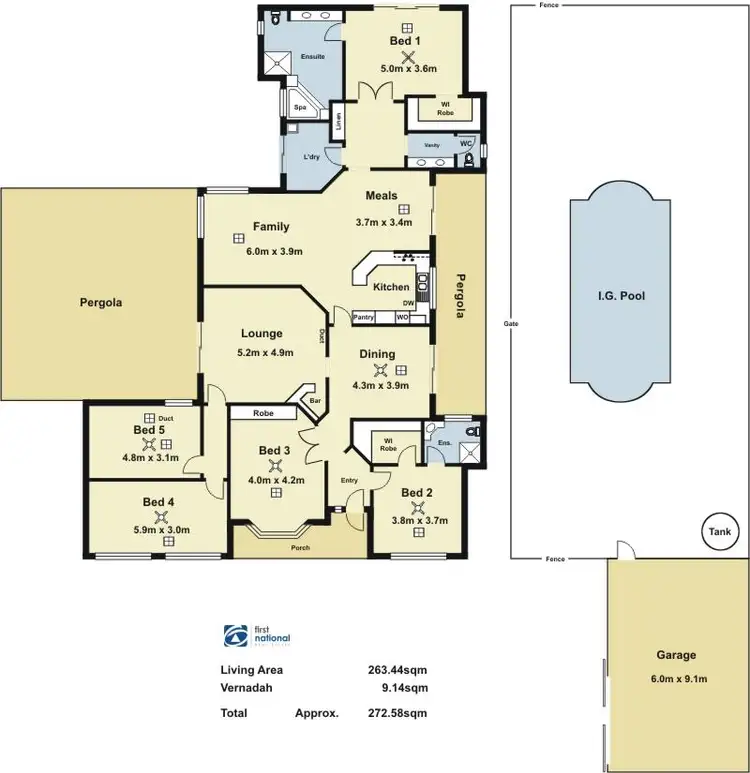 Floorplan of Homely house listing, 8 Lionel Road, Lewiston SA 5501