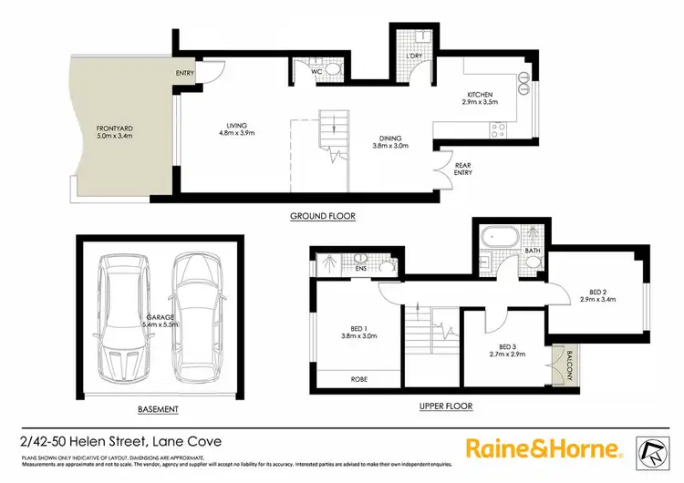 Floorplan of Homely apartment listing, 2/42-50 Helen Street, Lane Cove NSW 2066