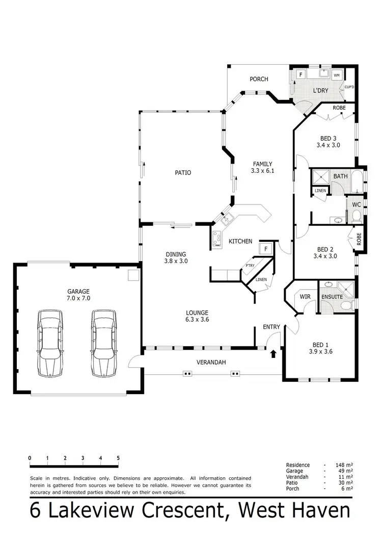 Floorplan of Homely house listing, 6 Lake View Crescent, West Haven NSW 2443