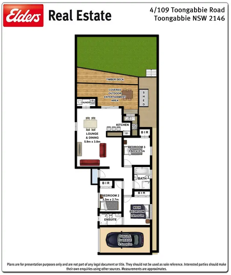 Floorplan of Homely villa listing, 4/109 Toongabbie Road, Toongabbie NSW 2146