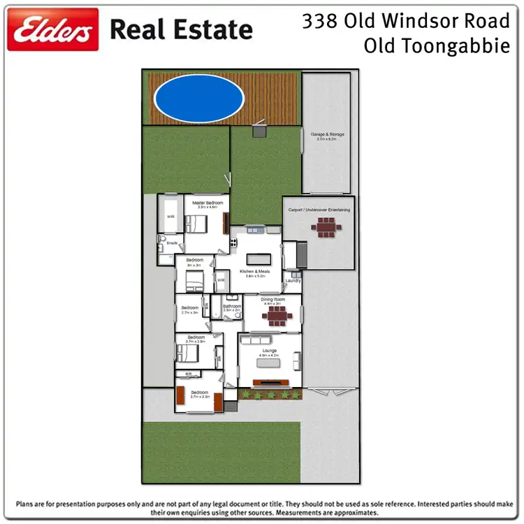 Floorplan of Homely house listing, 338 Old Windsor Road, Toongabbie NSW 2146