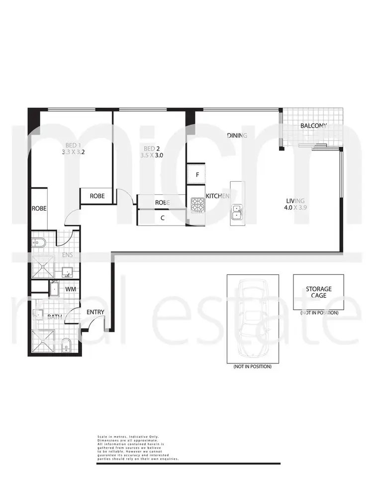 Floorplan of Homely apartment listing, 1707/100 Harbour Esplanade, Docklands VIC 3008