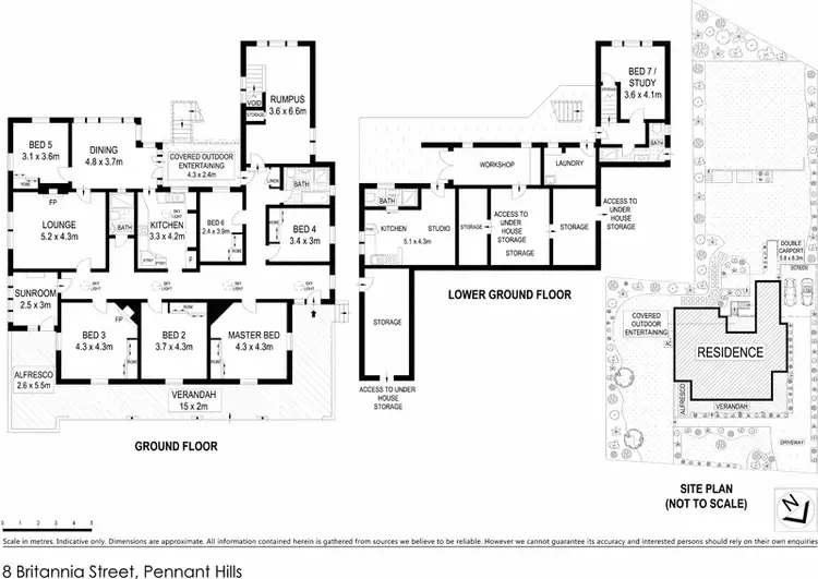 Floorplan of Homely house listing, 8 Britannia Street, Pennant Hills NSW 2120