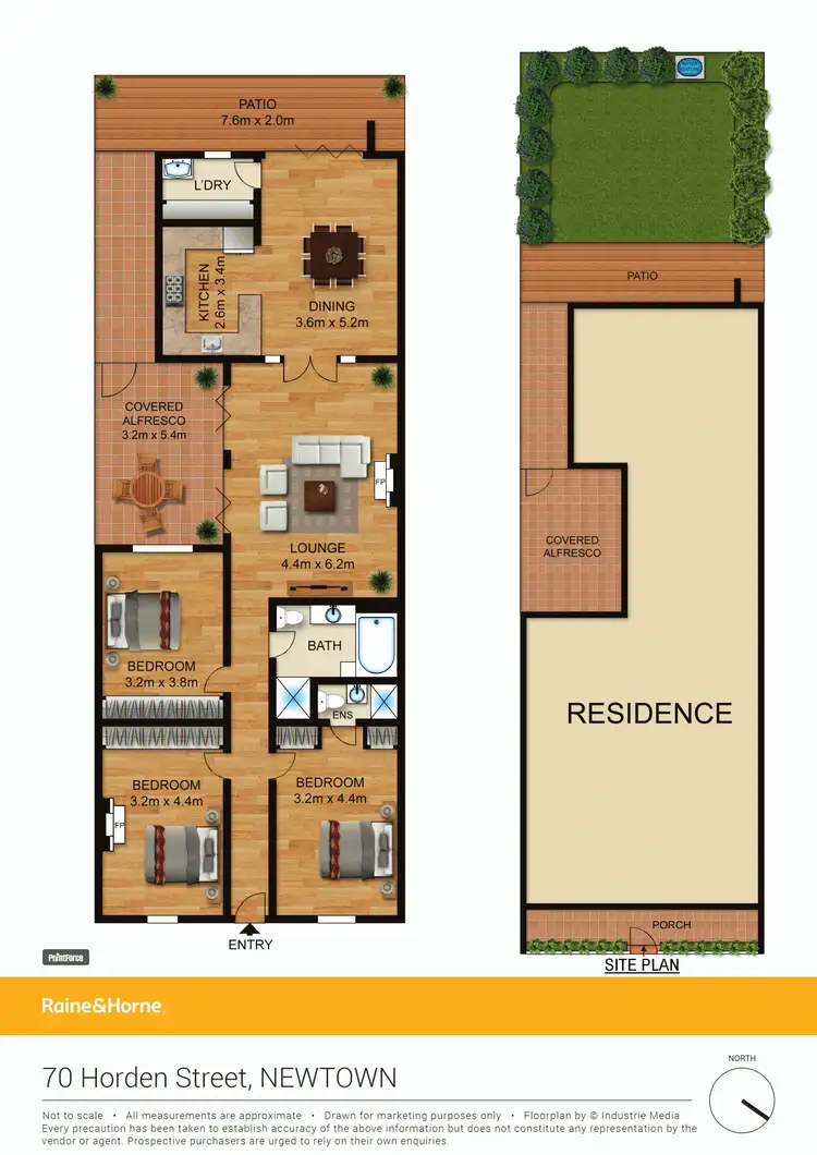 Floorplan of Homely house listing, 70 Hordern Street, Newtown NSW 2042