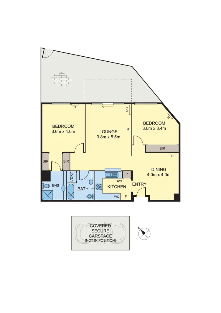 Floorplan of Homely apartment listing, 4/39 Esplanade East, Port Melbourne VIC 3207